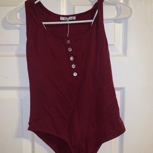 Button up body suit